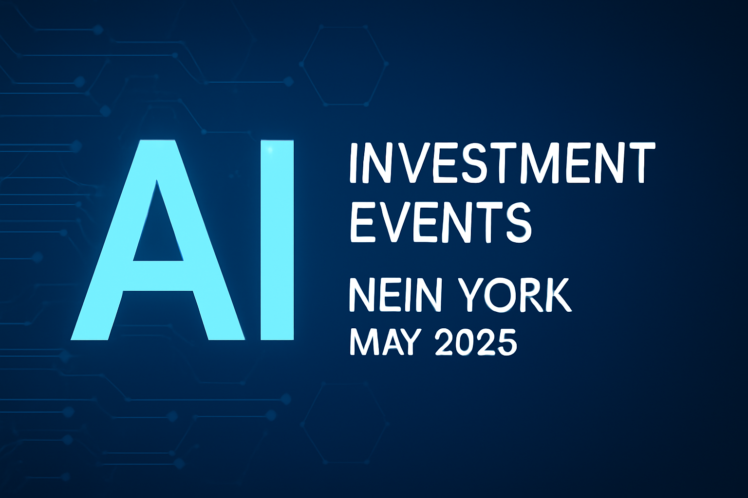 AI Investment Events New York May 2025